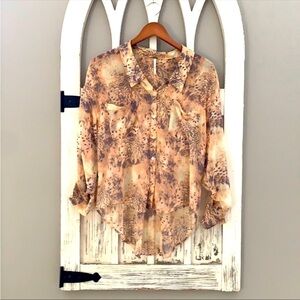 Free People snakeskin tunic
